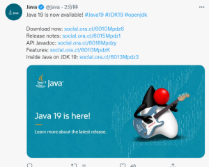 Java 19 is officially released, improving the difficulty of multithreaded, concurrent programming