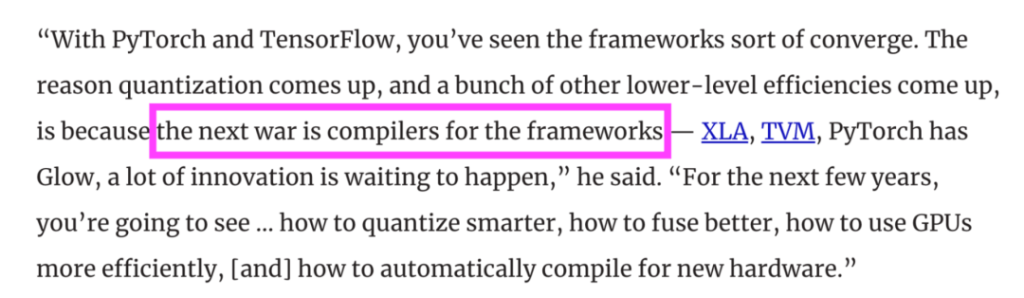 The past and present lives of machine learning compilers-1